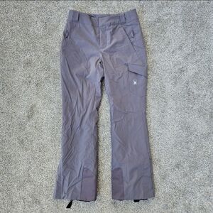 Spyder Winner Pants Womens Gray Ski Snowboard Insulated Performance Size 6 / S-M